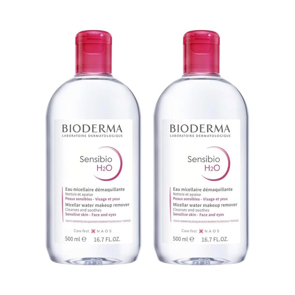 Nước tẩy trang Bioderma 500ml Nước tẩy trang Bioderma cho da nhạy cảm