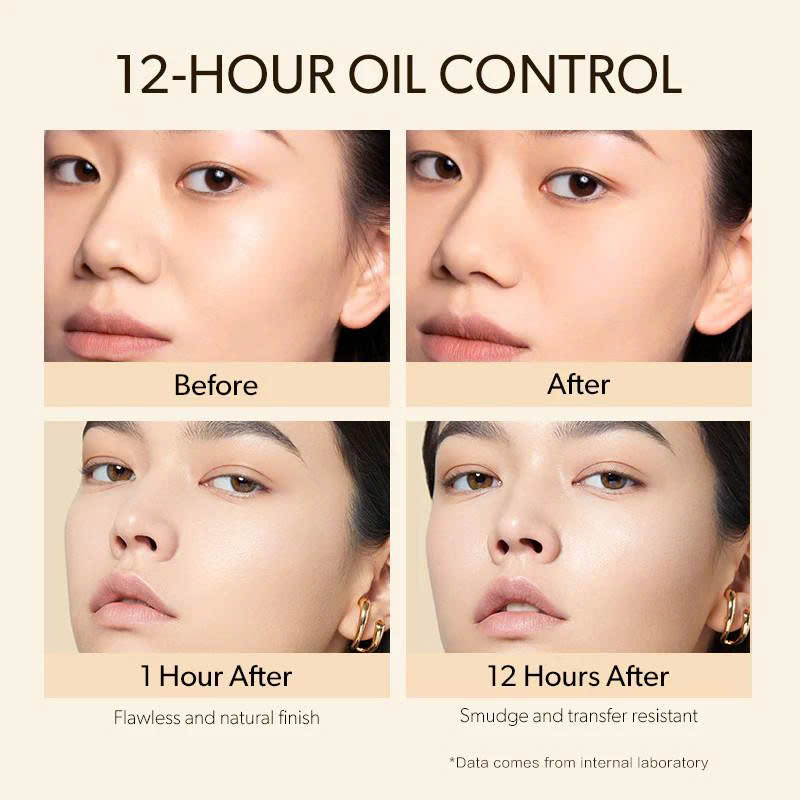 Phấn Phủ Kháng Nước giúp lớp trang điểm lâu trôi, bền màu và hạn chế phải dặm lại trong ngày.